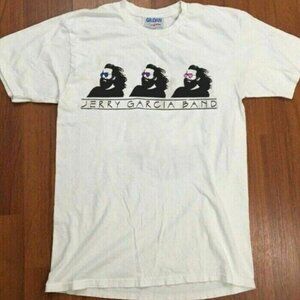 Jerry Garcia Band 1991 Triple Logo Vintage Concert Graphic T-Shirt 81